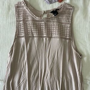 Light pink tank top blouse